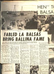 News Story of the Rafts arriving in Ballina